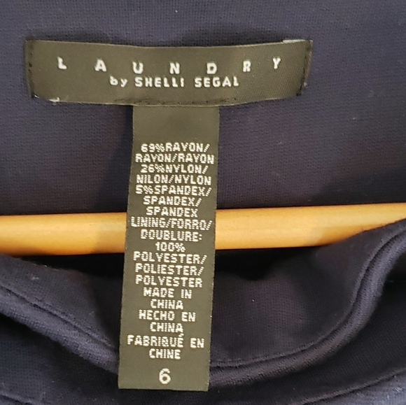 Laundry by Shelli Segal button detail mini dress 6 - Picture 11 of 12